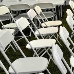 Folding Chairs (White)